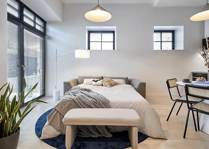 High Ceiling Loft With Its Own Backyard And A Terrace