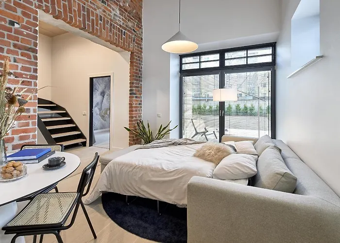 High Ceiling Loft With Its Own Backyard And A Terrace